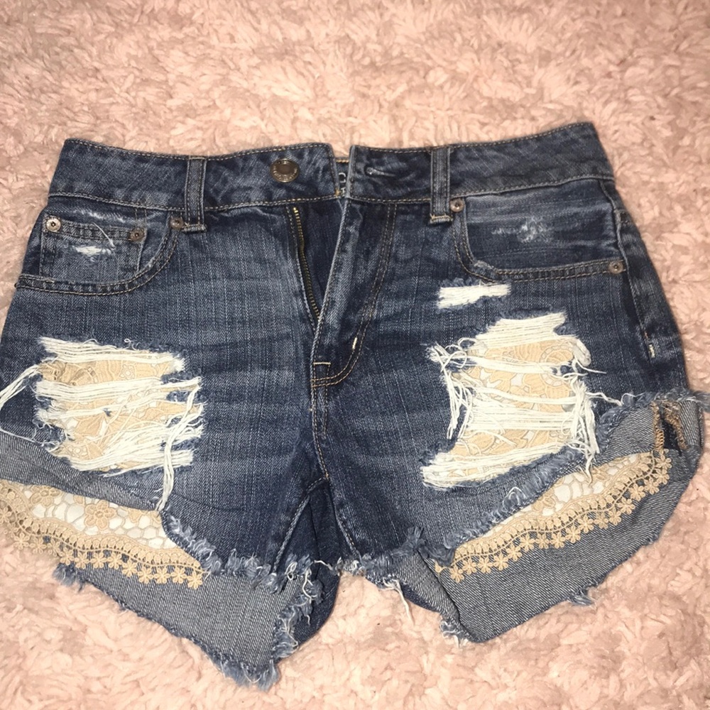 American eagle denim shorts